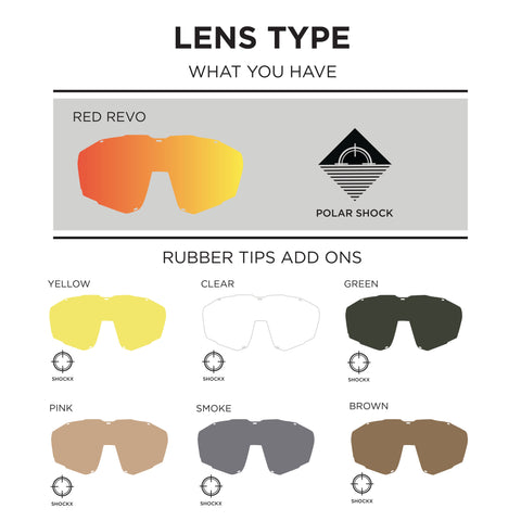 Sorrento Sniper ShockX Lenses | Accessories