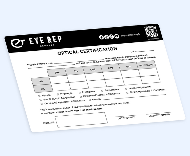 How to Read Prescription – EYE REP Express