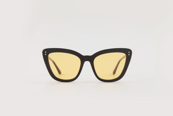 Oversized square sunglasses For Art's Sake CASTLE col. black, Occhiali